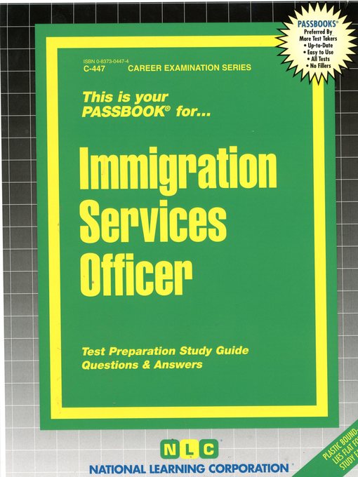 Upplýsingar um Immigration Services Officer eftir National Learning Corporation - Biðlisti